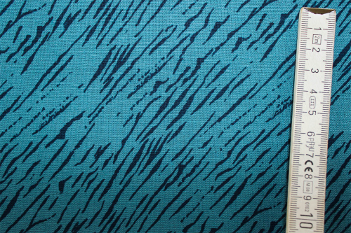 Preview: Baumwolle/ Leinenstoff Around the Bend teal  (10 cm)